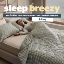 Silentnight Summer Breeze Seersucker Coverless Duvet 2.5 Tog - thumbnail 3