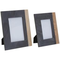 Fifty Five South Kata Small Slate and Mango Wood 4In X 6In Photo Fr - thumbnail 5