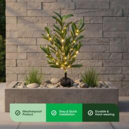 Streetwize Olive Tree Solar Lights - thumbnail 4