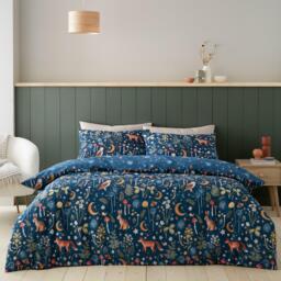 Catherine Lansfield Enchanted Twilight Reversible Duvet Cover Set
