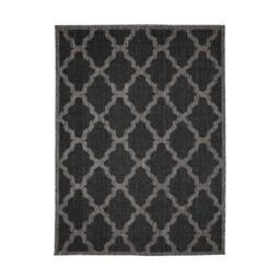 Homemaker Trellis Gel Flatweave Rug Black - thumbnail 2