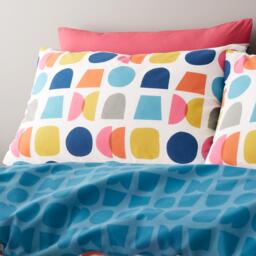 Catherine Lansfield Connect Geo Reversible Duvet Cover Set - thumbnail 3