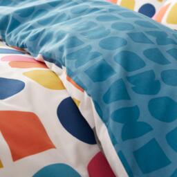 Catherine Lansfield Connect Geo Reversible Duvet Cover Set - thumbnail 4