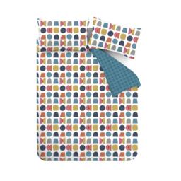 Catherine Lansfield Connect Geo Reversible Duvet Cover Set - thumbnail 5