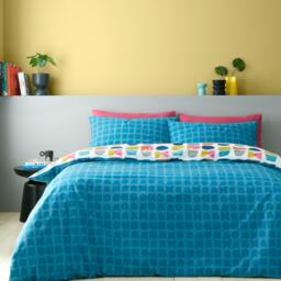 Catherine Lansfield Connect Geo Reversible Duvet Cover Set - thumbnail 2
