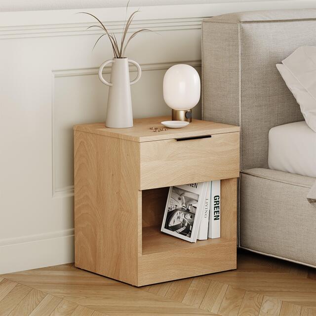 Lassic Trega 1 Drawer Bedside Chest - image 1