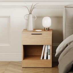 Lassic Trega 1 Drawer Bedside Chest - thumbnail 3