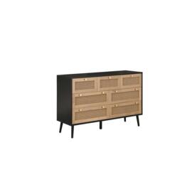 Birlea Croxley 7 Drawer Rattan Chest - thumbnail 5