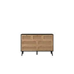 Birlea Croxley 7 Drawer Rattan Chest - thumbnail 6