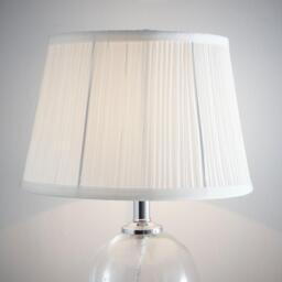 K Living White Mushroom Pleated Ceiling Table Lamp Shade - thumbnail 2