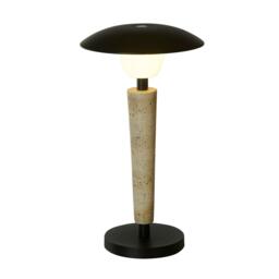 Lighting Collection LED Rechargeable Metal Table Lamp - thumbnail 2