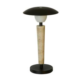 Lighting Collection LED Rechargeable Metal Table Lamp - thumbnail 3