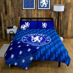 Chelsea FC Chelsea Geometric Double Panel Duvet - thumbnail 1