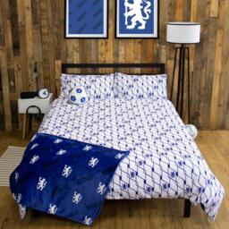 Chelsea FC Chelsea Geometric Double Panel Duvet - thumbnail 2