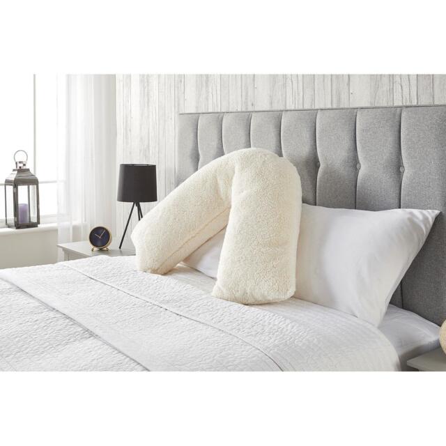 Downland Teddy Fleece V-shape Pillow - image 1