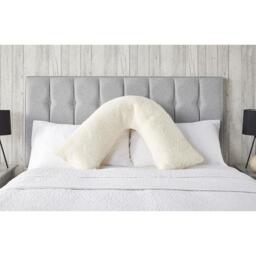 Downland Teddy Fleece V-shape Pillow - thumbnail 2