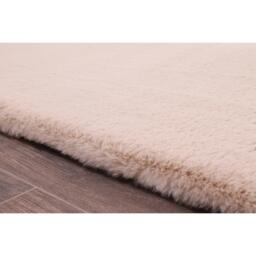 HMC Home LUXE FAUX FUR RUG PLAIN NATURAL - thumbnail 4