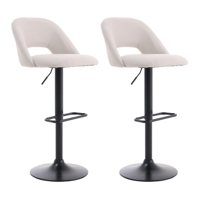 Kabinet UK Linen Counter Swivel Height Breakfast Bar Stools - image 1
