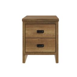 GFW GFW Boston 2 Drawer Bedside Table - thumbnail 3