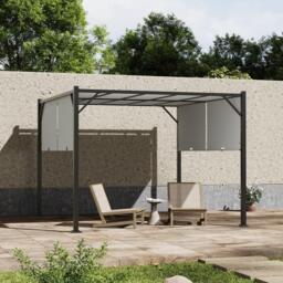 Breeins Outdoor Pergola with Retractable Canopy - thumbnail 2