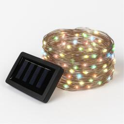 Streetwize 200 LED String Lights - 20m Solar Multi-Coloured - thumbnail 3