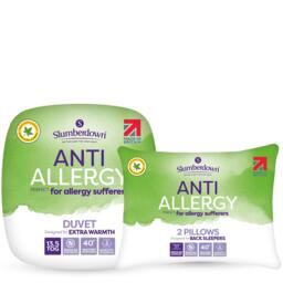 Slumberdown Anti Allergy 13.5 Duvet + 2 Pillows - thumbnail 1