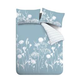 Catherine Lansfield Meadowsweet Floral Reversible Duvet Cover Set - thumbnail 5