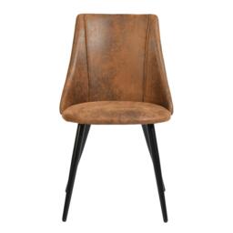 Urban Meuble Set of 2 Dining Chair Synthetic Leather Space-Saving - thumbnail 5