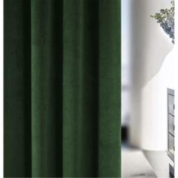 Enhanced Living Hampton Green Velvet Blackout Thermal Ring Curtain - thumbnail 6