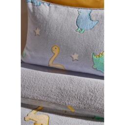 Homelife Glow In The Dark Dino Teddy Fleece Duvet Cover Sets - thumbnail 3