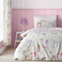 Catherine Lansfield Kids Happy Horses Duvet Cover Set - thumbnail 1