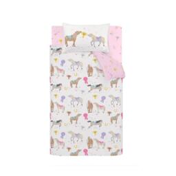 Catherine Lansfield Kids Happy Horses Duvet Cover Set - thumbnail 5