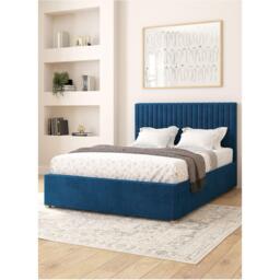 Aspire Grant Adjustable Bed & Mattress Plush Velvet Fabr