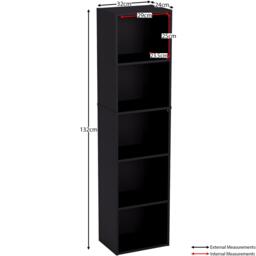 Lassic Vida Designs Oxford 5 Tier Cube Bookcase - thumbnail 8