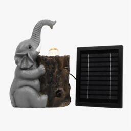 Streetwize Solar Water Feature with Battery Backup - Elephant with Ball - thumbnail 4