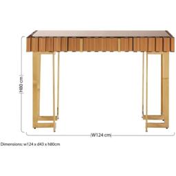 Interiors by Premier Rivoli Console Table - thumbnail 6