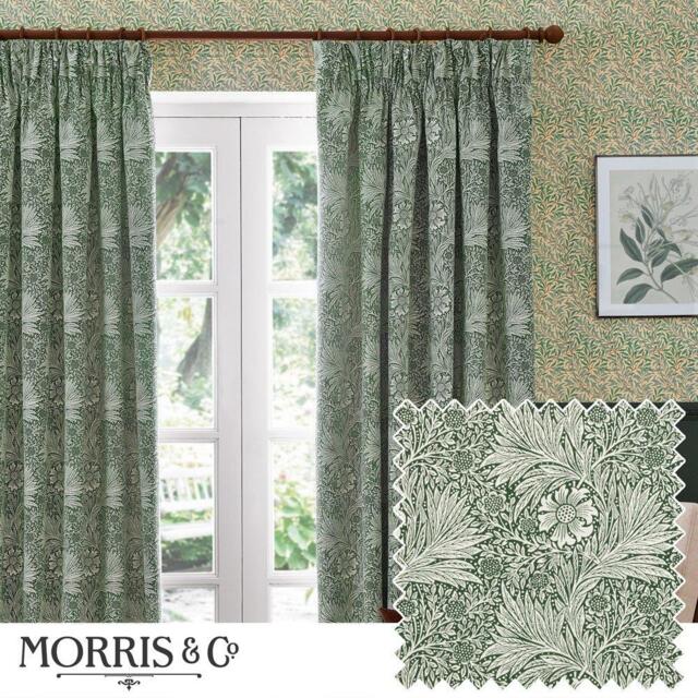 Morris and Co Marigold Fully Lined Jacquard Floral Pencil Pleat - image 1