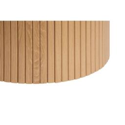 Birlea Axel Round Fluted Coffee Table - thumbnail 8