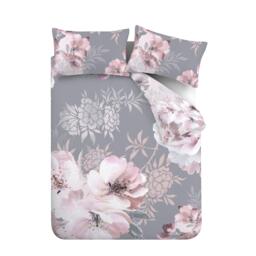 Catherine Lansfield Dramatic Floral Reversible Duvet Cover Set - thumbnail 5