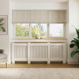 GFW Longslow Adjustable Radiator Cover Grey - thumbnail 1