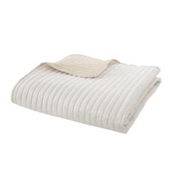 Catherine Lansfield Stripe Quilted Reversible Bedspread - thumbnail 5
