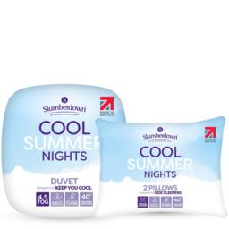 Slumberdown Cool Summer Nights 4.5 Duvet + 2 Pillows - thumbnail 1
