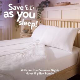 Slumberdown Cool Summer Nights 4.5 Duvet + 2 Pillows - thumbnail 5