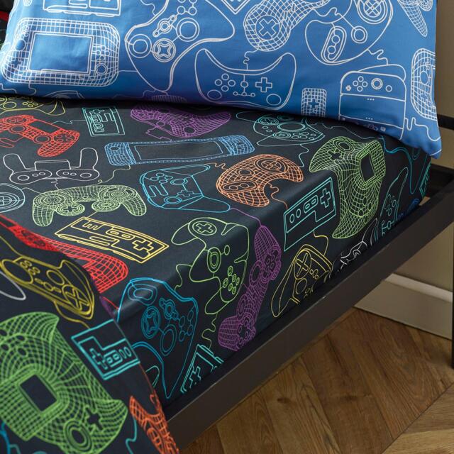 Catherine Lansfield Power Up Gamer So Soft Fitted Sheet - image 1