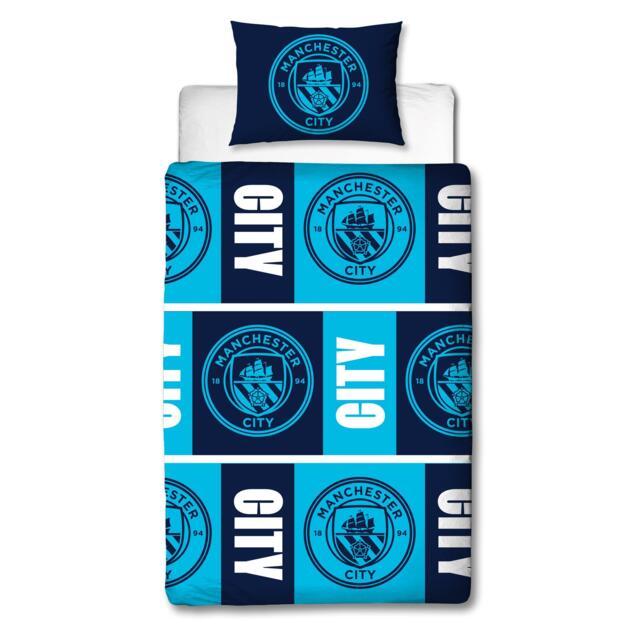 Manchester City FC Manchester City FC Flashy Single Duvet Cover - image 1