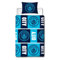 Manchester City FC Manchester City FC Flashy Single Duvet Cover - thumbnail 1