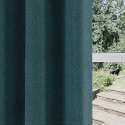Enhanced Living Austin Teal 100% Blackout Eyelet Curtains - thumbnail 2