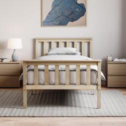 Lassic Vida Designs Milan Single Wooden Bed, High Foot - thumbnail 3