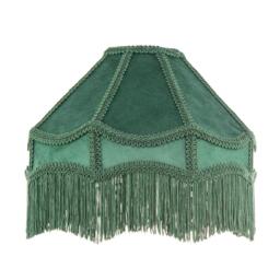 K Living Tassle 10 Inch Dark Green Traditional Shade