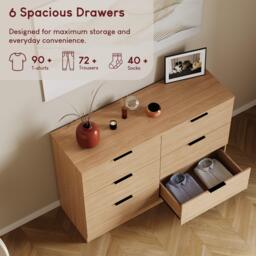 Lassic Trega 6 Drawer Chest of Drawers - thumbnail 4